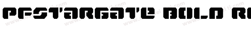 PFStargate Bold Reg字体转换